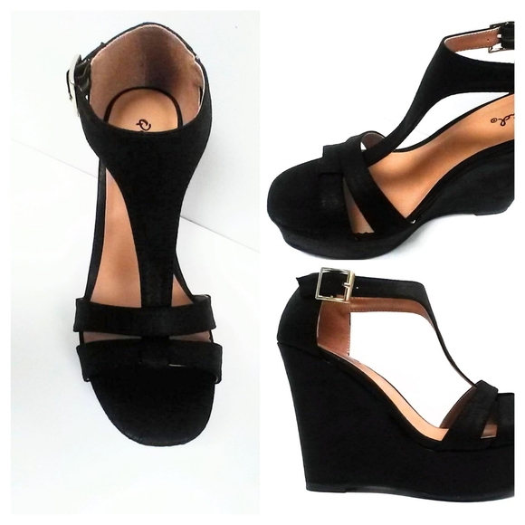 NEW! Black Wedge Platform Heel! - Picture 10 of 10